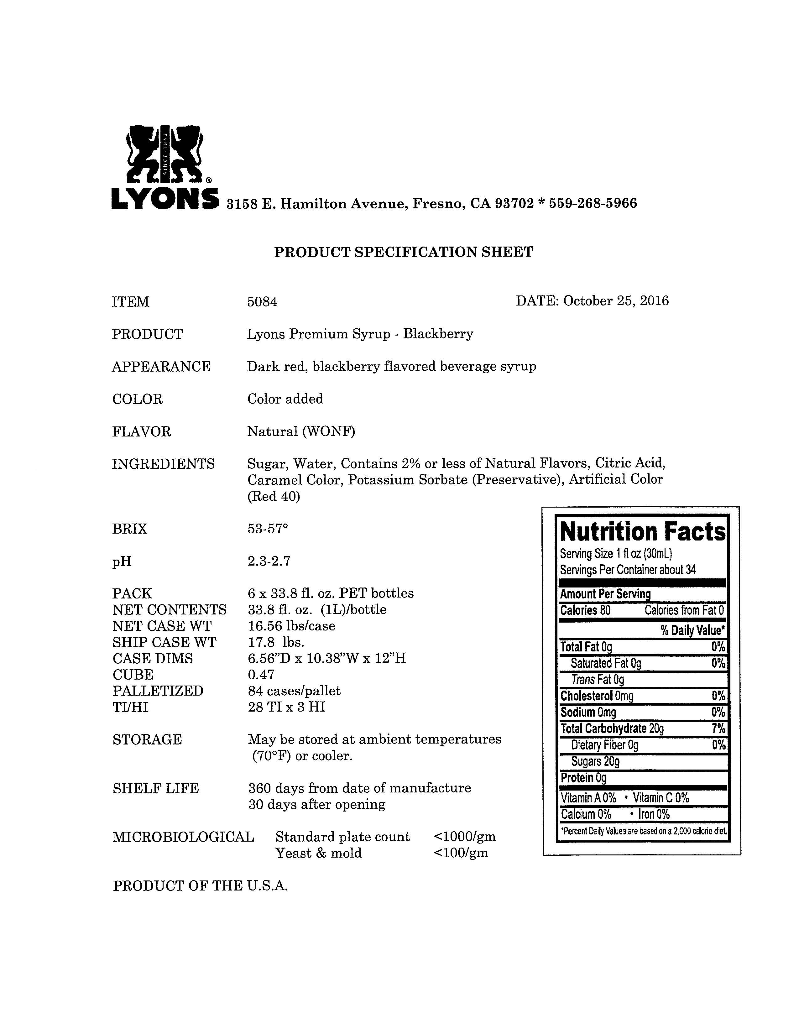 Beverage Danco Foods